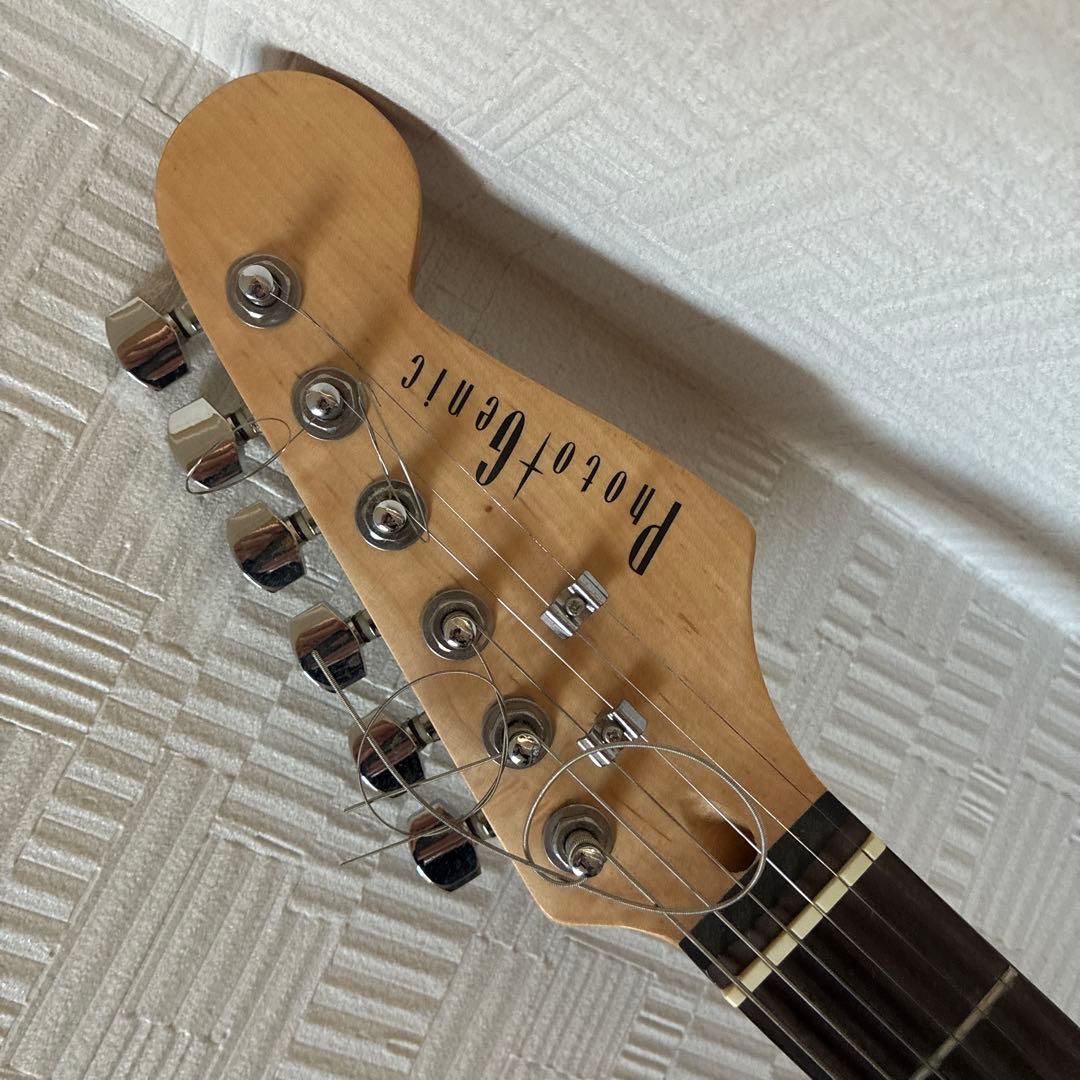 PhotoGenic ストラトキャスタータイプ エレキギター オレンジ