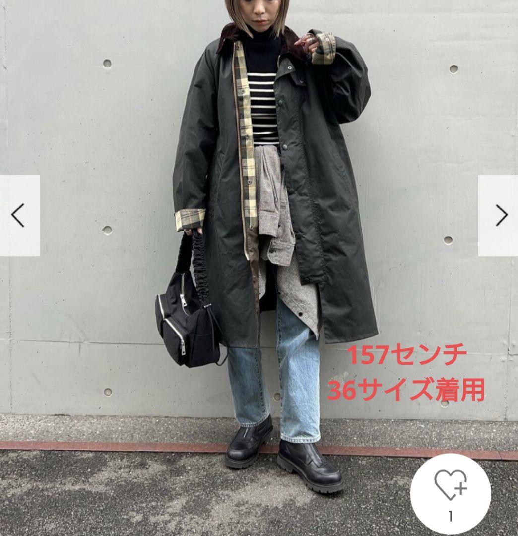 Barbour バブアー EXMOOR ワックス コットン 　ミドルレングス