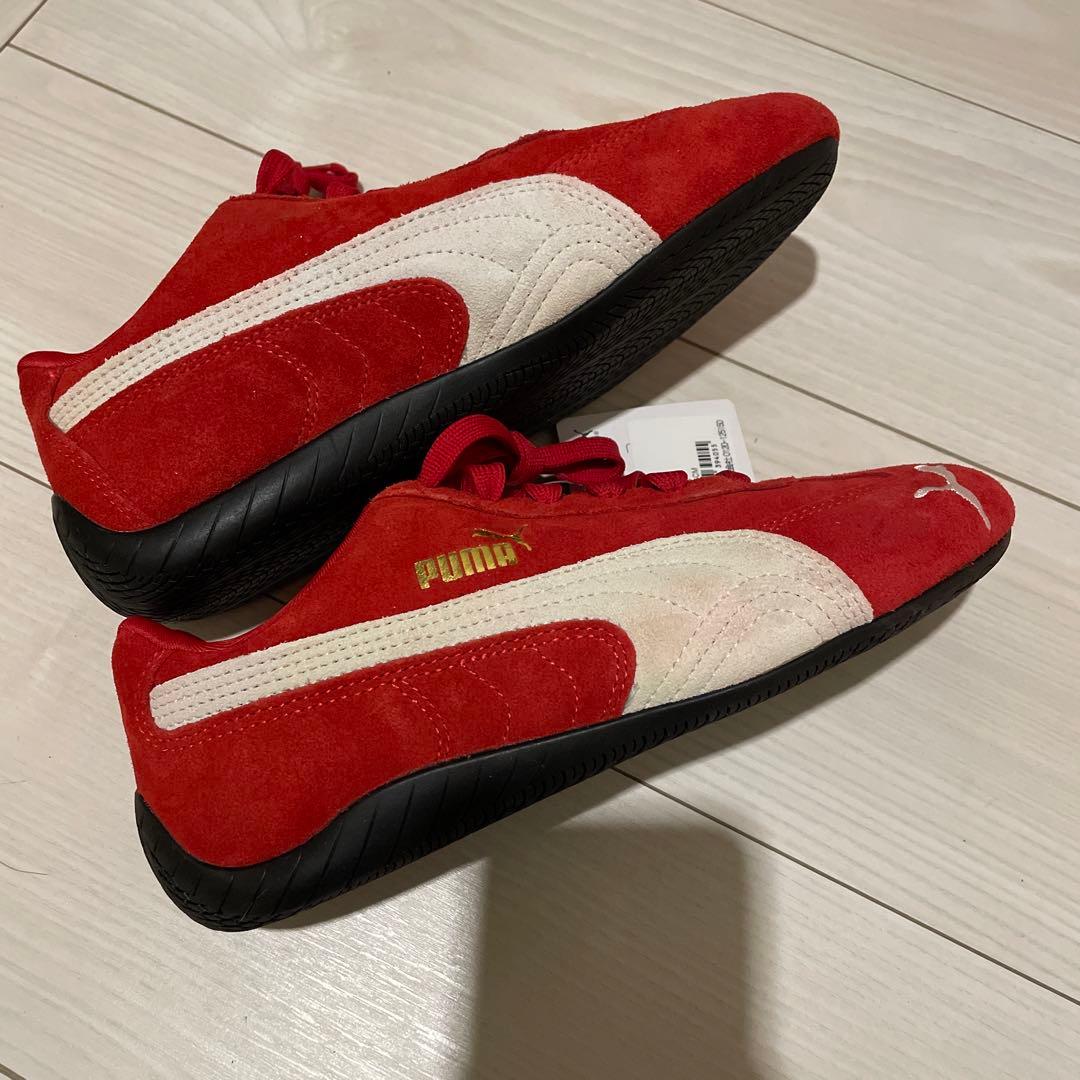 PUMA スピードキャット レッドスニーカー24cm