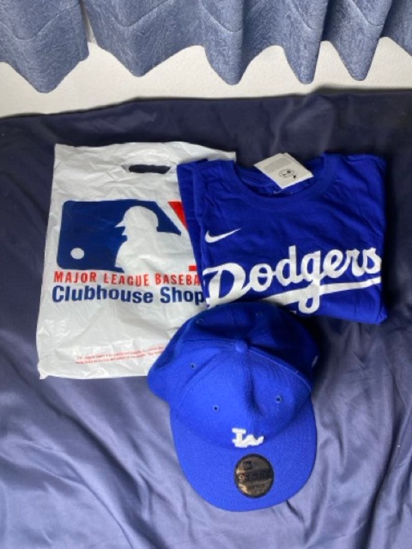大谷翔平 17番 ドジャース ユニフォームとキャップセット　Ｌサイズ