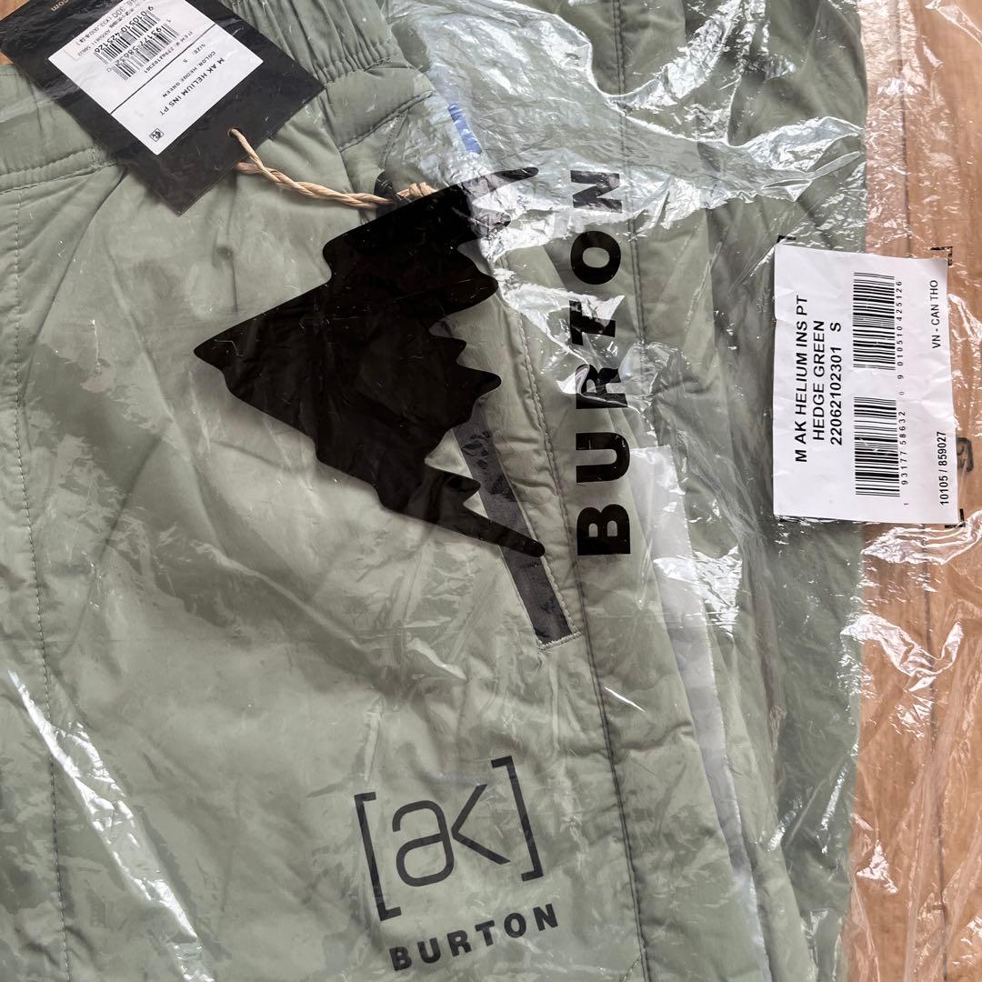 【新品未使用】burton ak ヘリウム ストレッチ インサレーテッド パンツ
