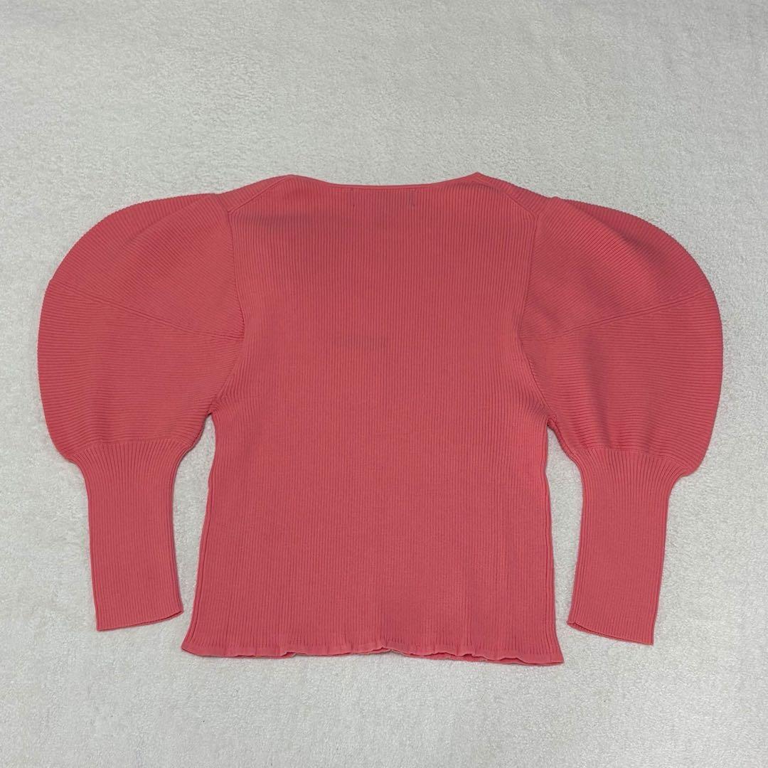 MS GRACY 【新品未使用】　袖コンシャスコサージュニット　バルーンスリーブ