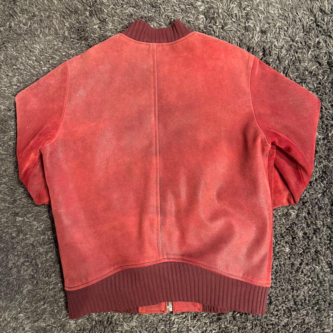 DIESEL レザー ジャケット レッド　ディーゼル