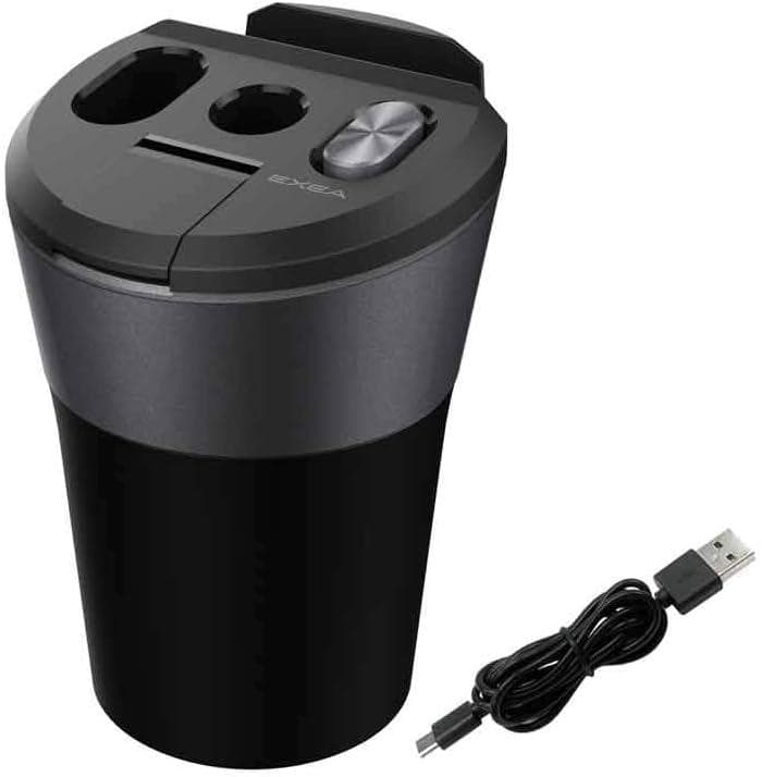 車内用品 EXEA(エクセア) 加熱式タバコスタンド オールインワン