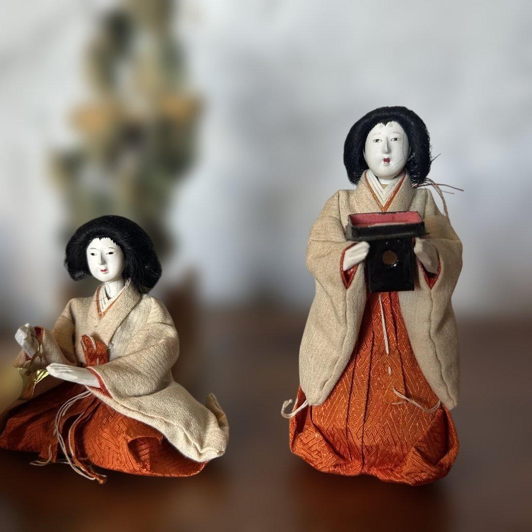 最終お値下げ❣️希少品　蔵出し　アンティーク雛人形セット ひな祭り