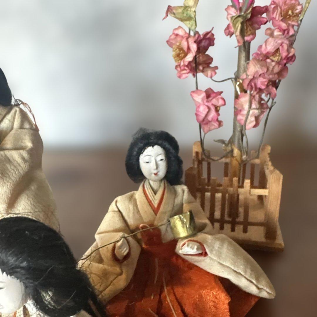 最終お値下げ❣️希少品　蔵出し　アンティーク雛人形セット ひな祭り
