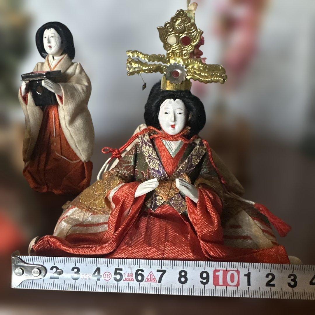 最終お値下げ❣️希少品　蔵出し　アンティーク雛人形セット ひな祭り