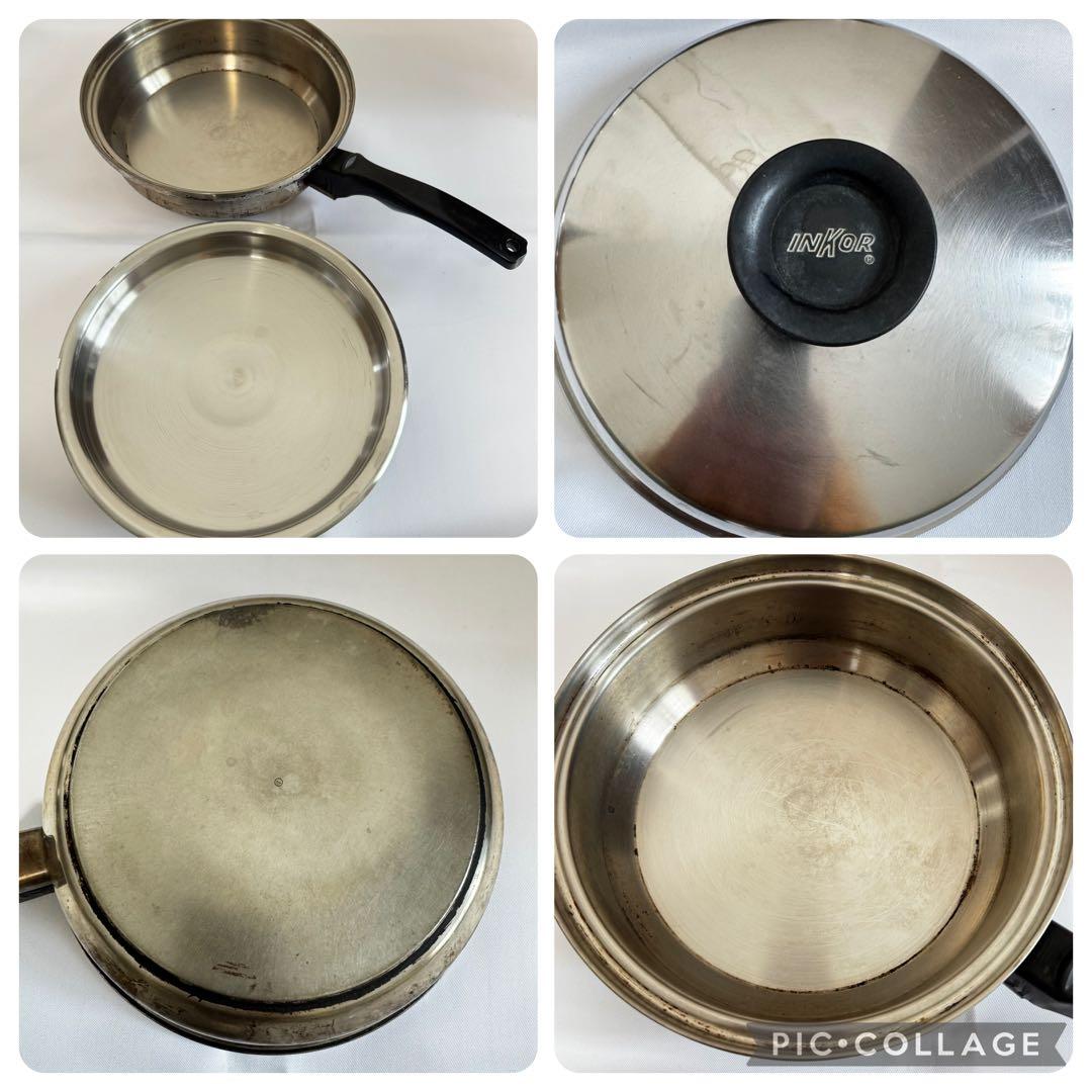 お値下げしました。INKOR　インコア 　鍋・フライパン・蒸し器・スチ－マ－