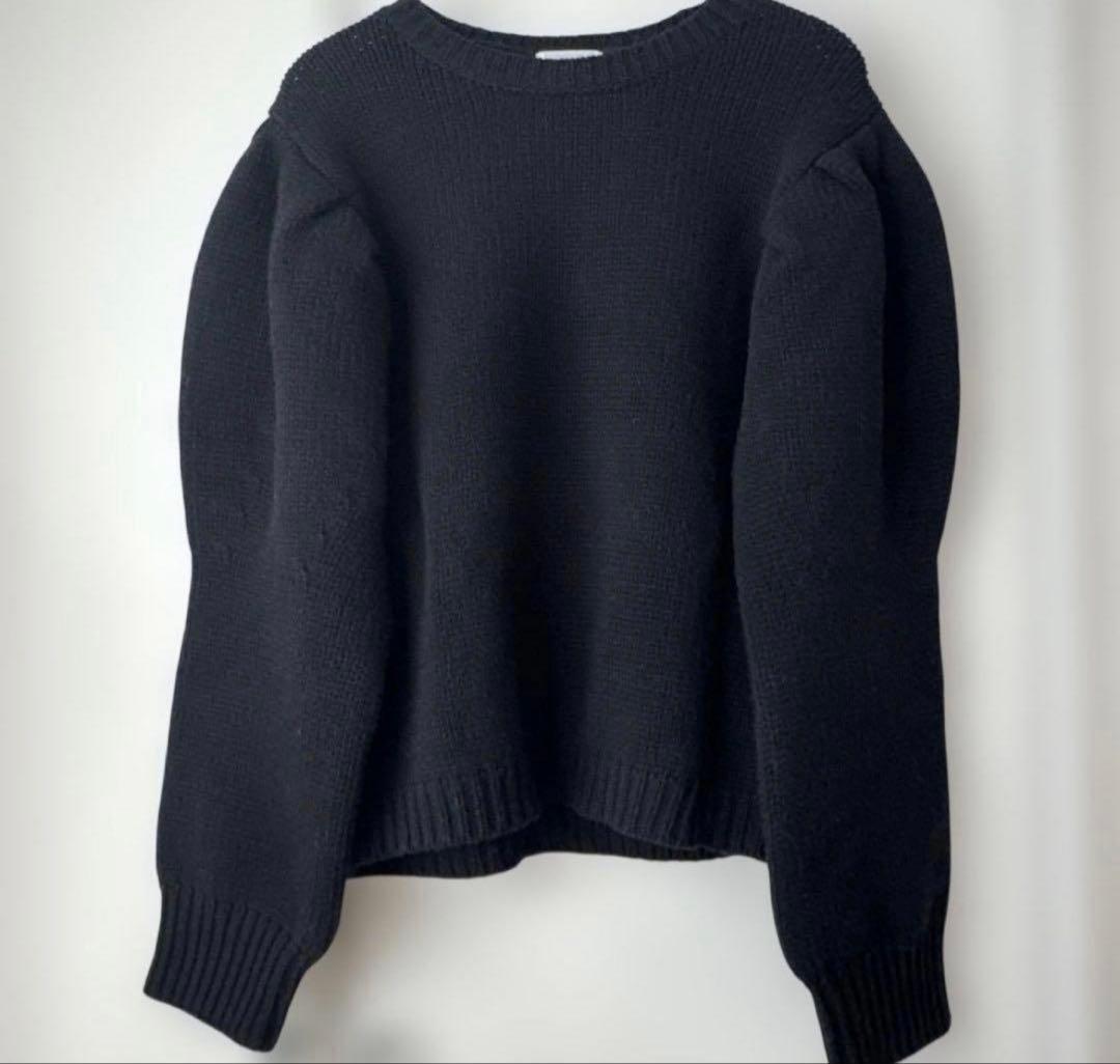 ohga パフニット 黒 長袖