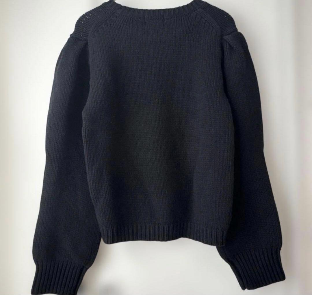 ohga パフニット 黒 長袖