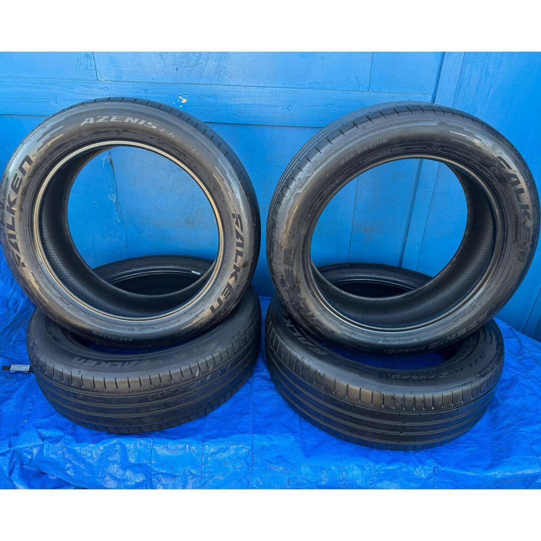 225/55/R19 99WファルケンAZENIS夏タイヤ4本セット年式23