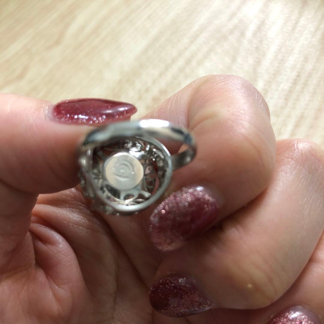 田崎真珠　マークあり　指輪　15号　シルバー