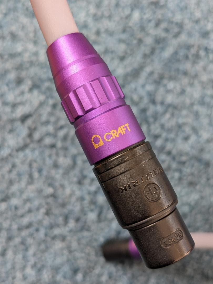 美品 オーディオクラフト DXシリーズ AES/EBUデジタルケーブル 1m