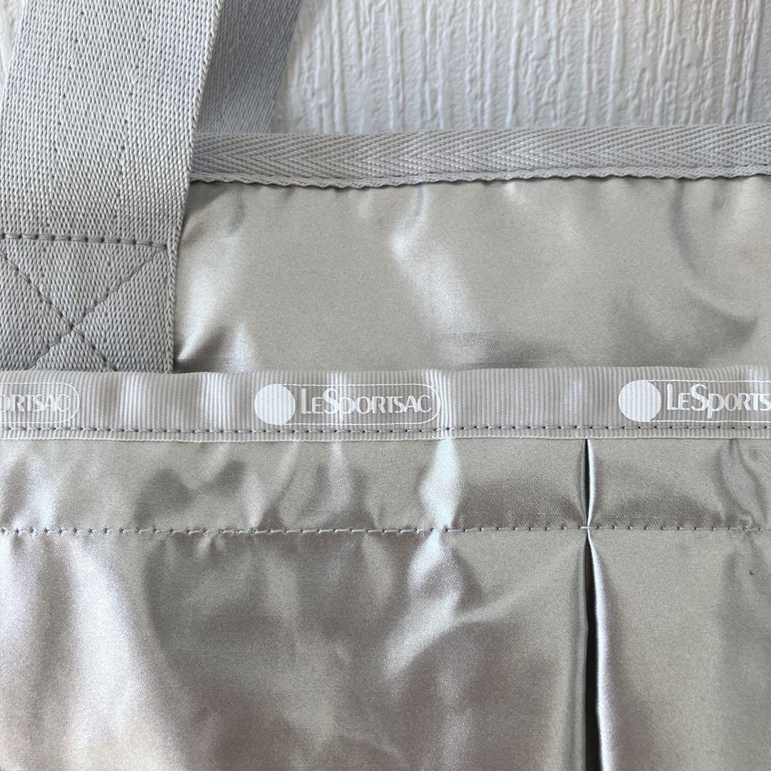 美品レスポートサック ひとりっぷ 2wayショルダーバッグ シルバー リュウセイ