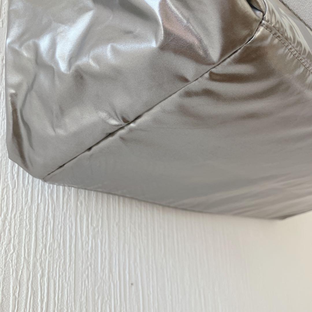 美品レスポートサック ひとりっぷ 2wayショルダーバッグ シルバー リュウセイ