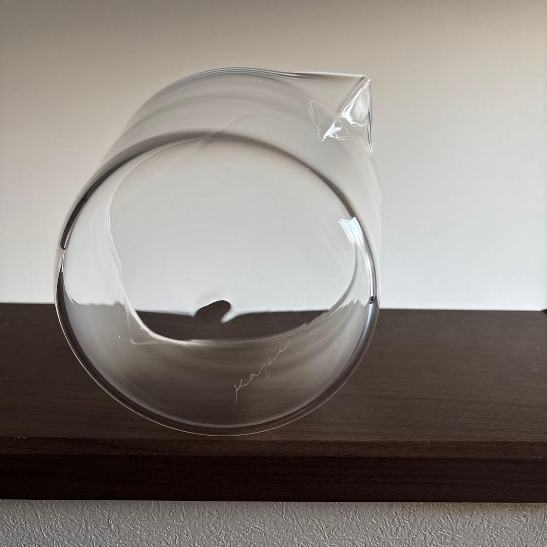 ◻️ガラス作家 蠣崎マコトさん ◻️両口ガラス M