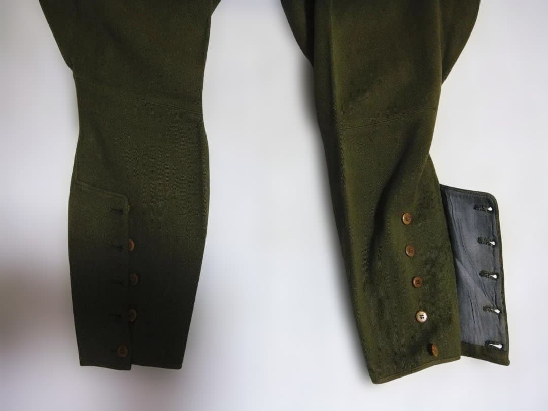 た*こ様 旧日本陸軍「将校用　九八式軍衣袴　制服上下」中古品