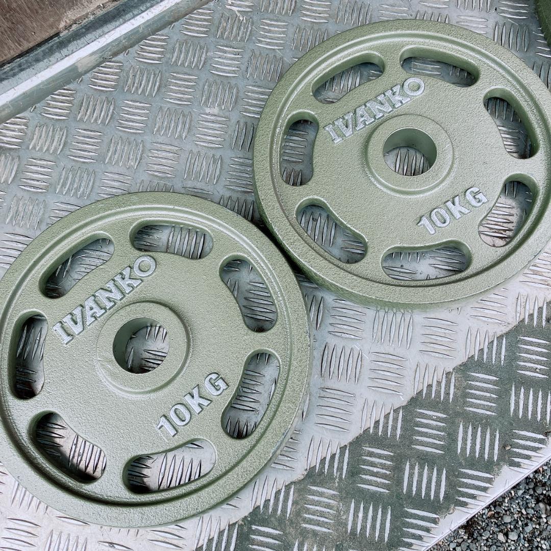 IVANKO イヴァンコ 10kg 2枚セット オリンピックプレート バーベル