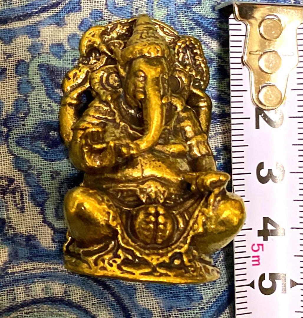 半端ない最強金運神！本場チベット製ガネーシャ　坐像　祈祷済み