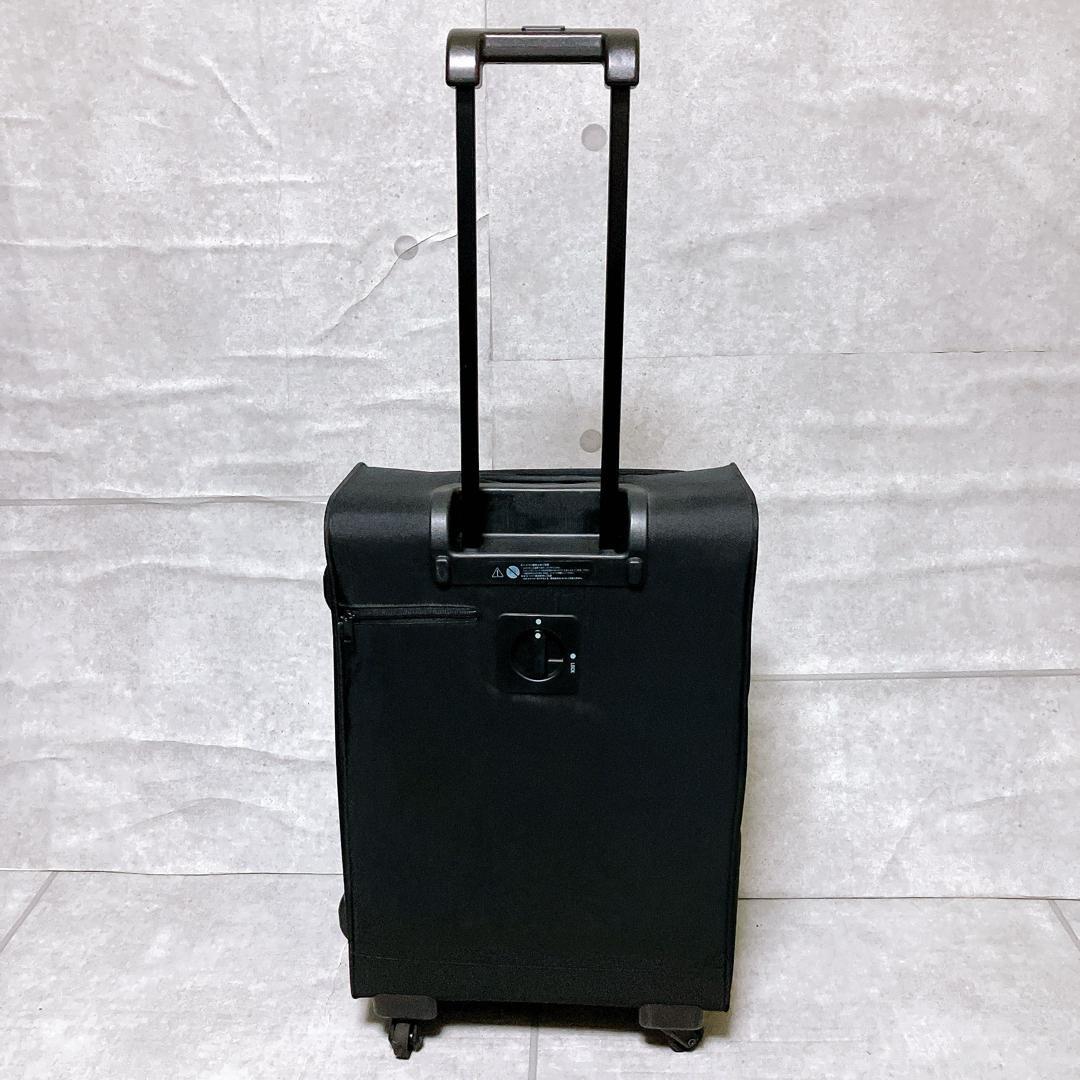 無印良品 ストッパー付き ソフトキャリーケース 63L ブラック スーツケース
