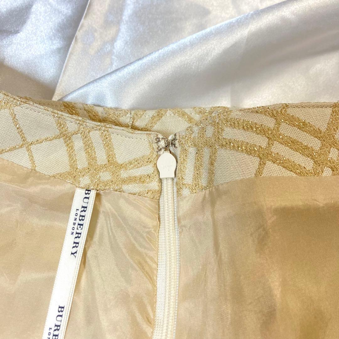 極美品✨BURRBERRY LONDON ミディスカート　チェック　ウール混