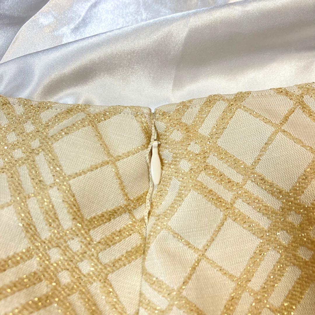 極美品✨BURRBERRY LONDON ミディスカート　チェック　ウール混