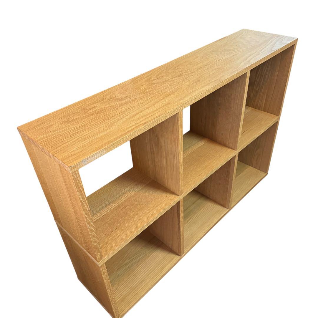 【美品】無印良品　スタッキングシェルフ　３段×２列　ラック