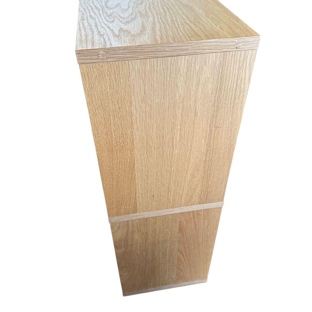 【美品】無印良品　スタッキングシェルフ　３段×２列　ラック