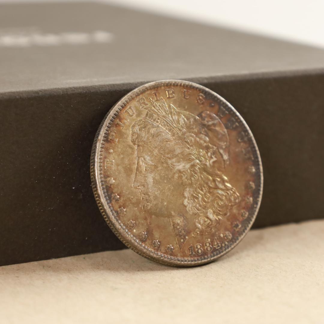 プ*須様 1884年製＆1921年製 モルガンダラー銀貨 USA 1ドル硬貨　２