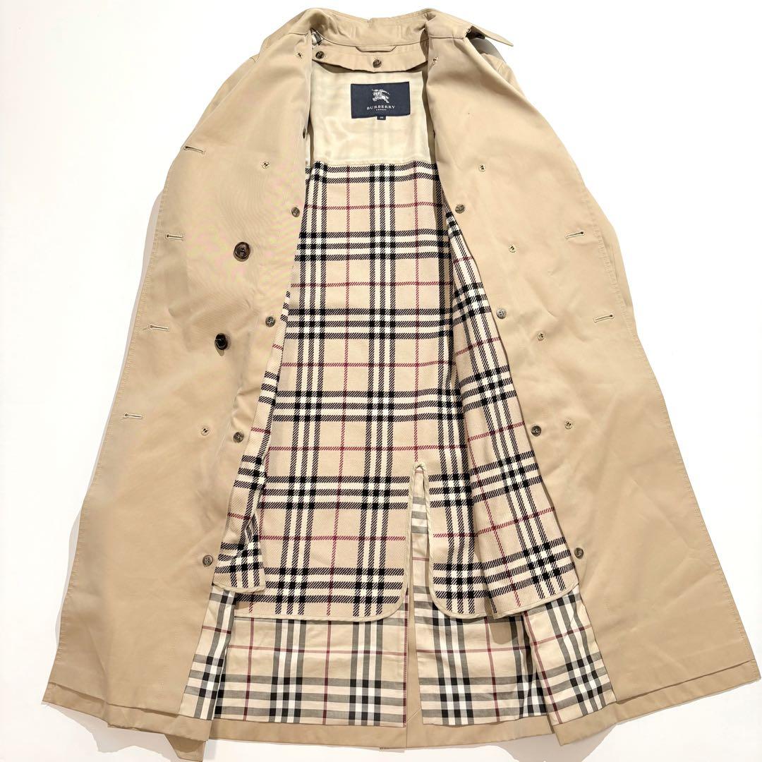 【ライナー付☆美品】BURBERRY トレンチコート チェック ハニーベージュ