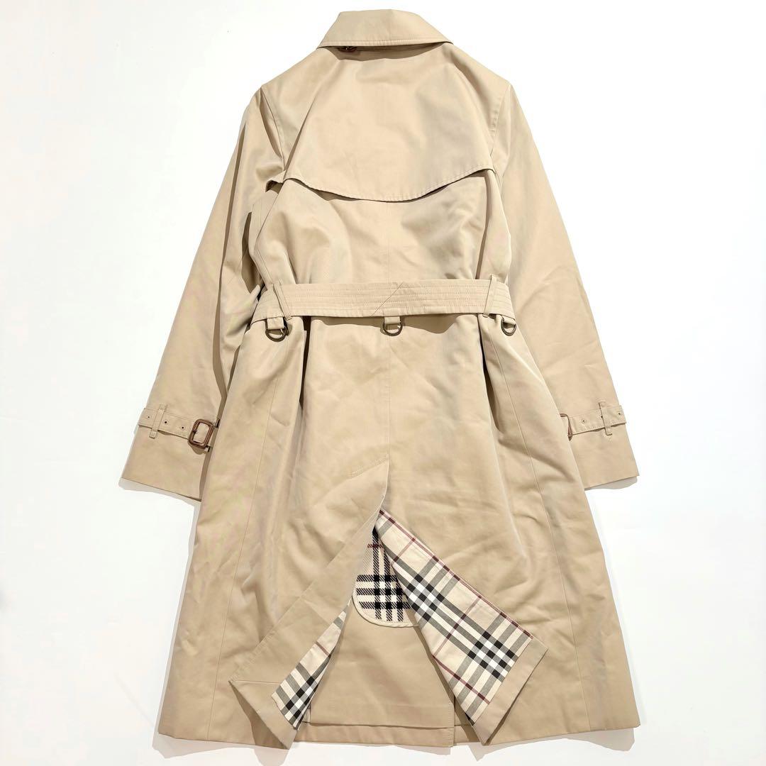 【ライナー付☆美品】BURBERRY トレンチコート チェック ハニーベージュ