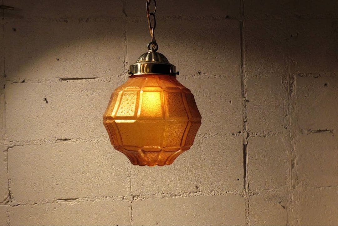 ペンダントランプ　照明　ビンテージ