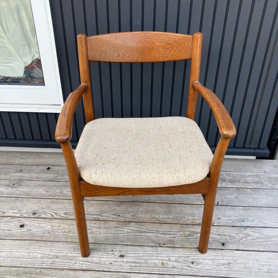 北欧レトロ 無垢材 ベントウッドチェアー アームチェア 木製椅子ダイニングチェア