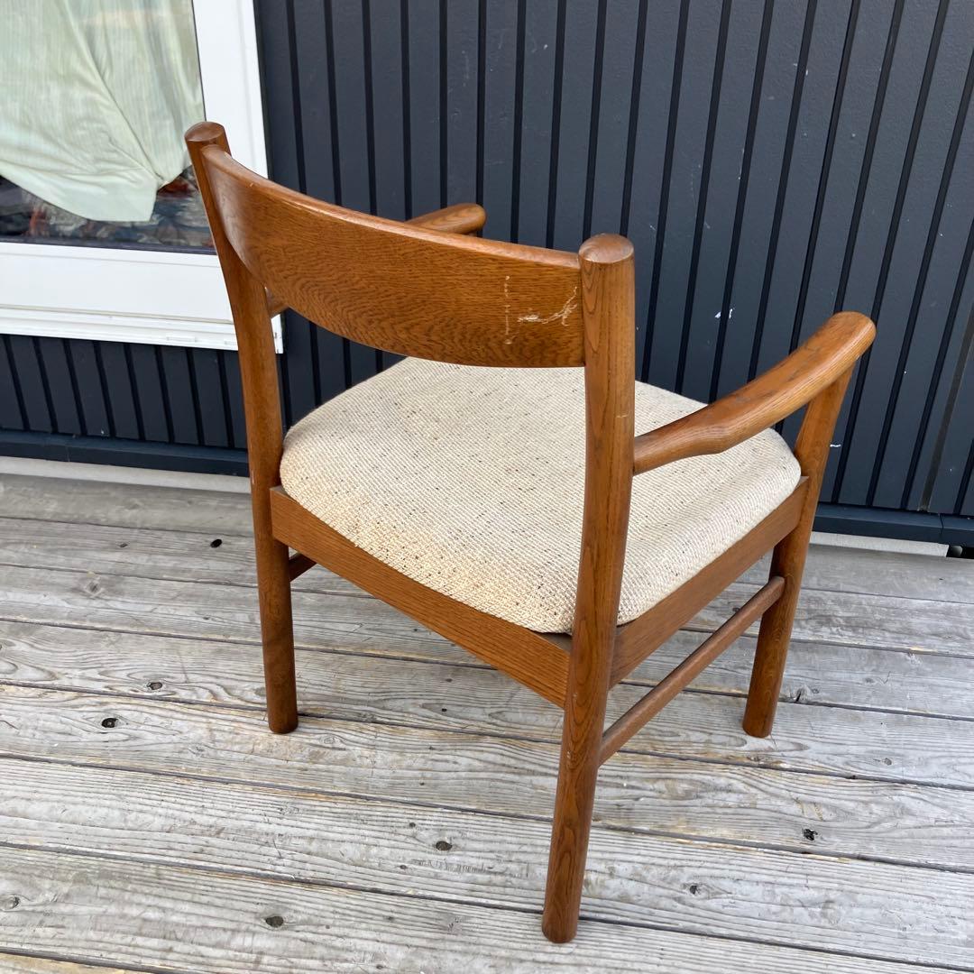 北欧レトロ 無垢材 ベントウッドチェアー アームチェア 木製椅子ダイニングチェア