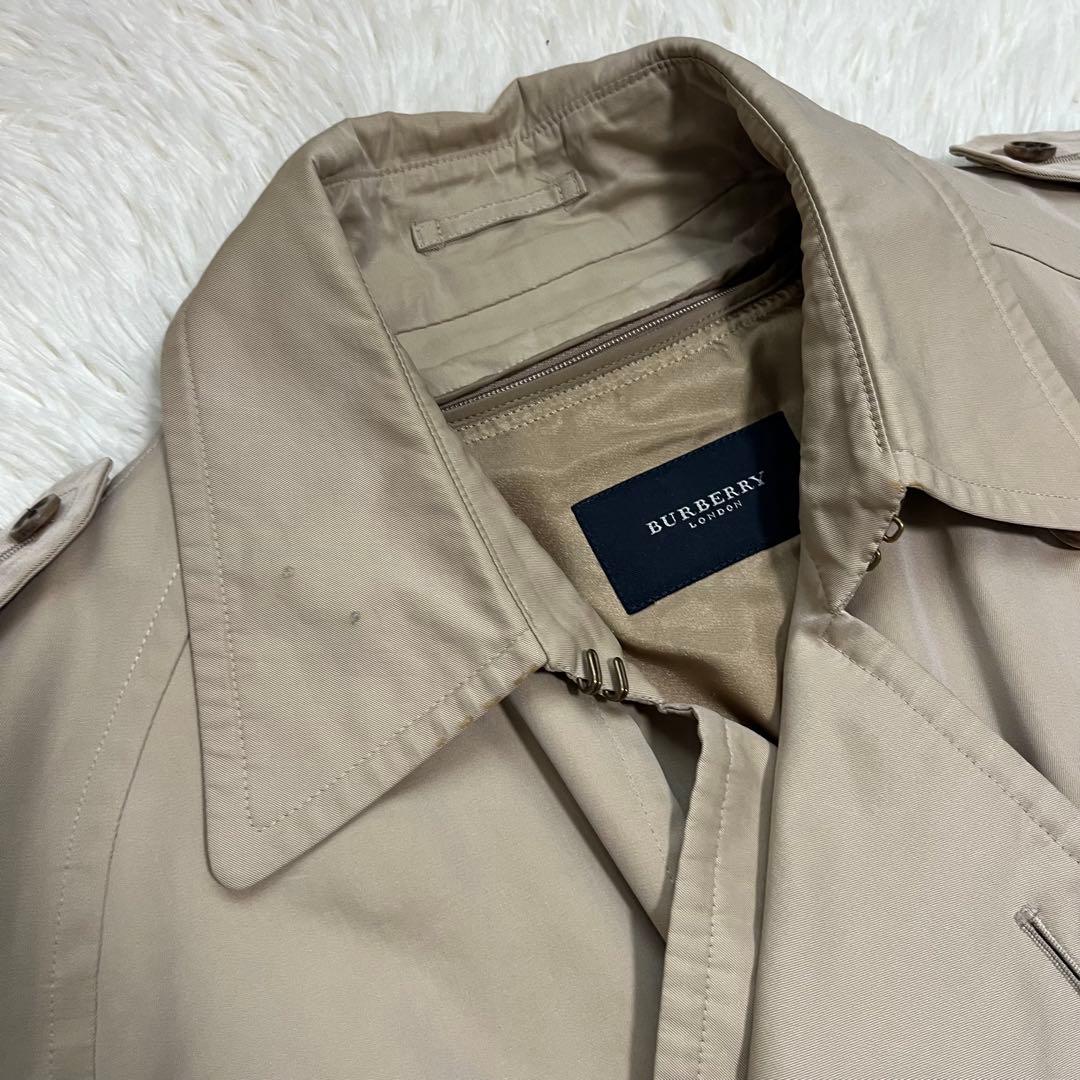 美品Lサイズ　バーバリー　トレンチコート　カシミヤライナー付き　ハニーベージュ