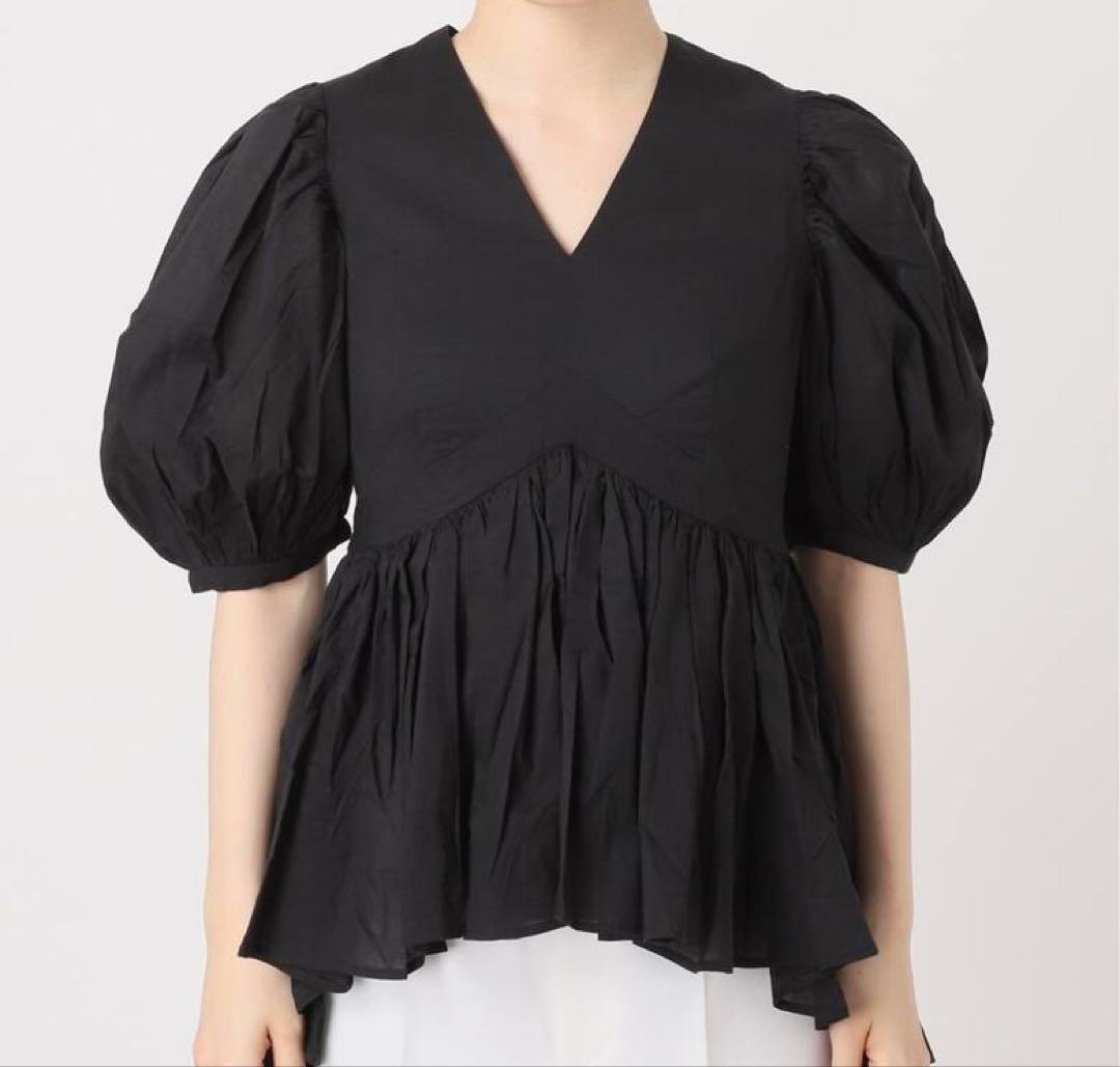 【2025SS】マリハ　ブラウス　黒