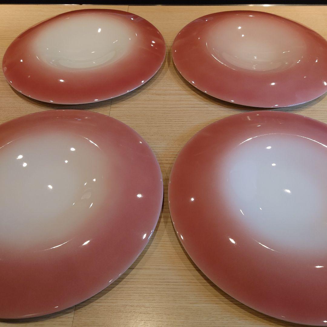 カマチ陶舗　4枚セット　円盤型プレート