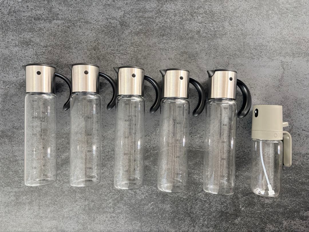 オイルボトル 5本セット (オイルスプレーおまけ付き)