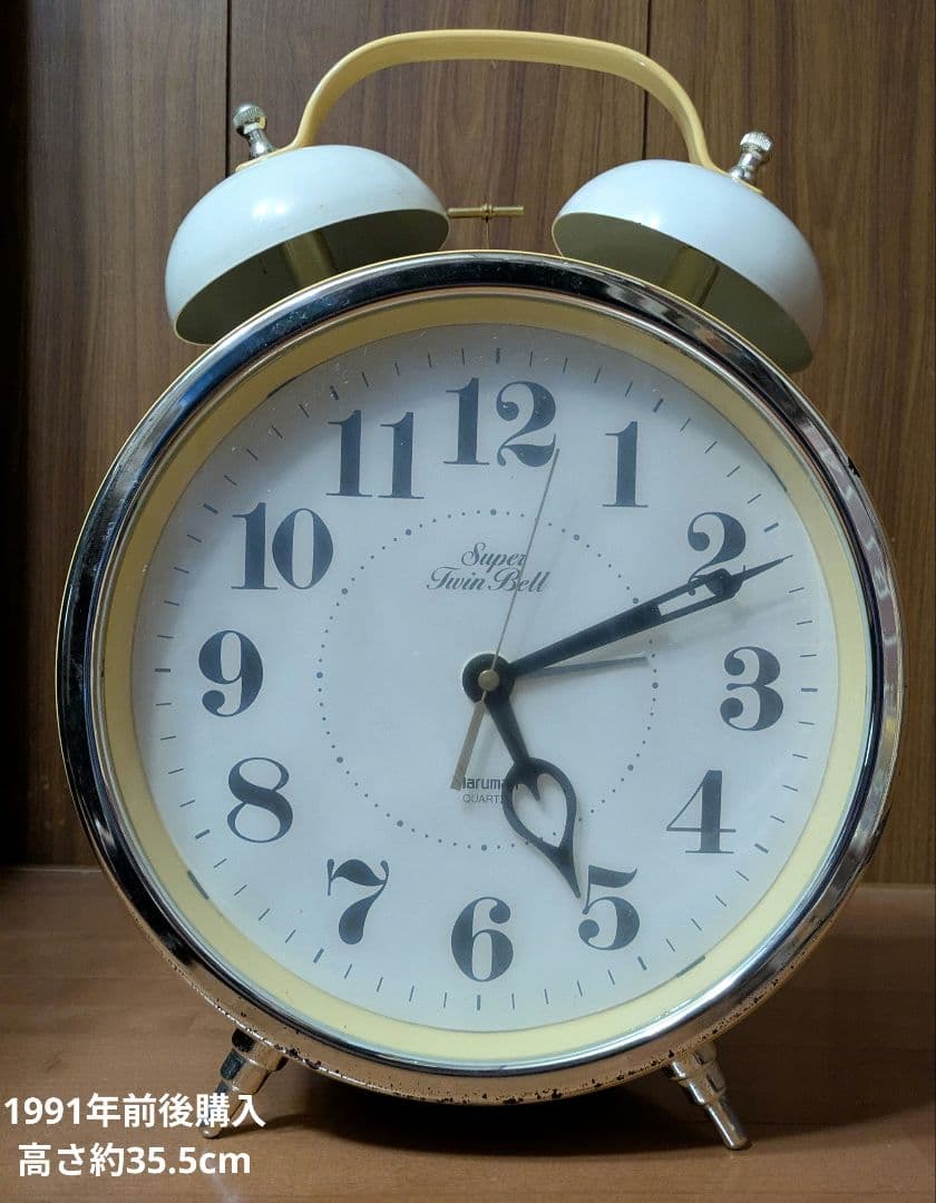 ★大きい置時計 高さ約35.5cm
