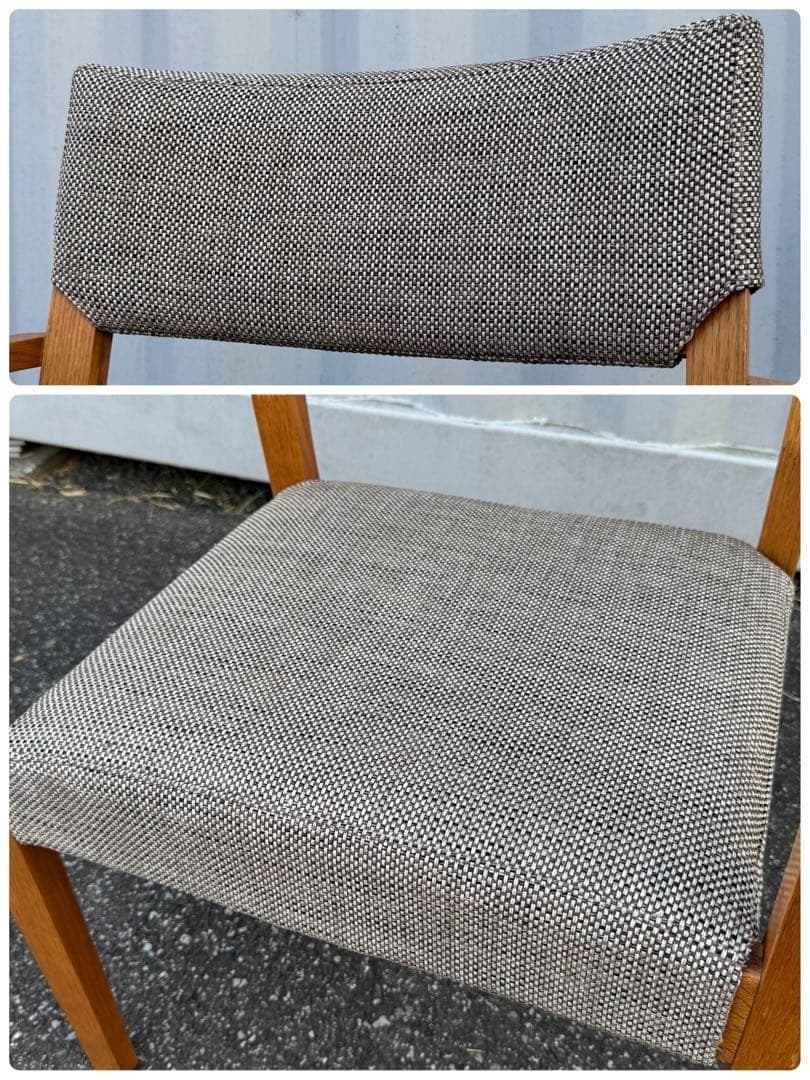 ② shirakawaシラカワ ダイニング チェア 肘付き 北欧