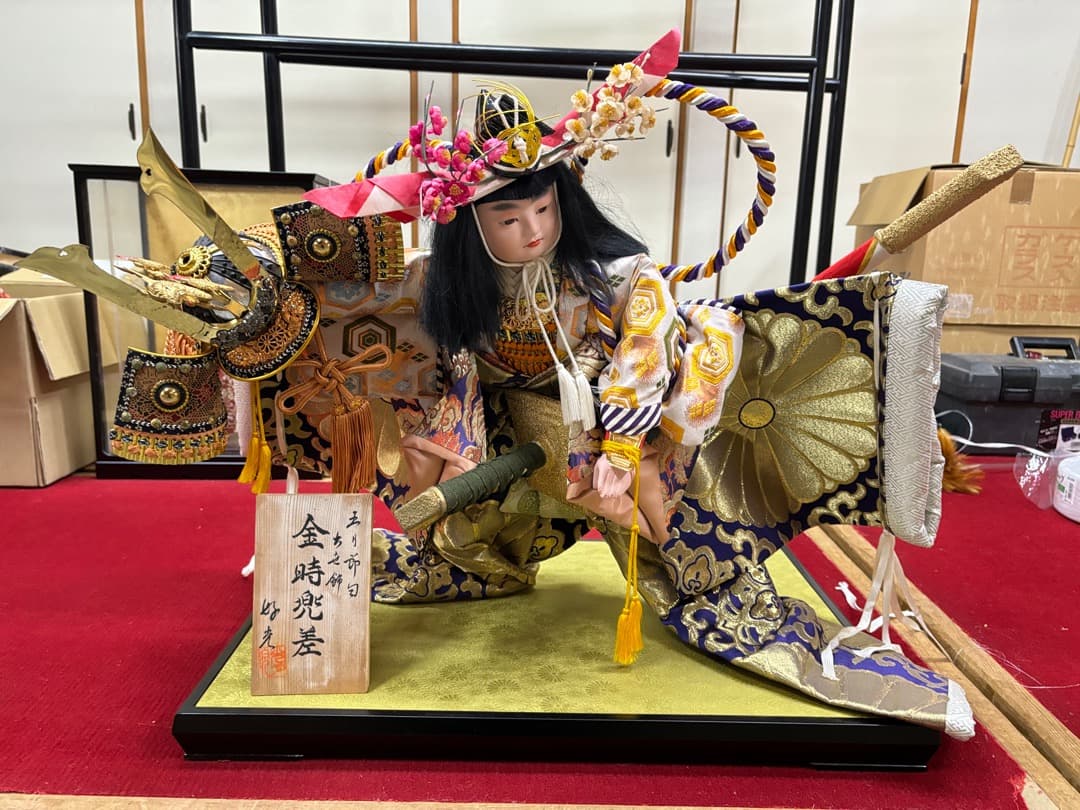 オリジナル五月人形　金時兜差