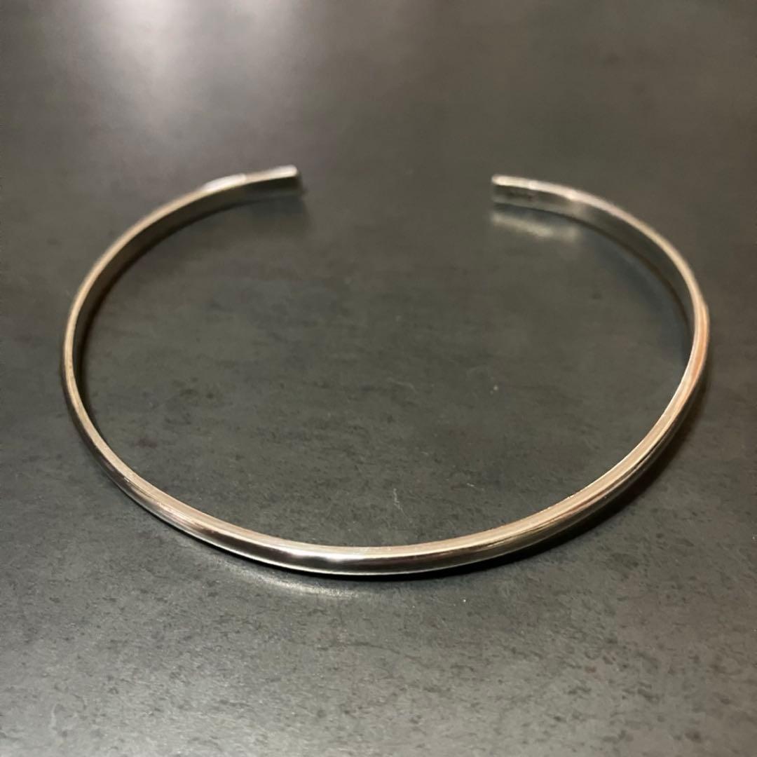 SILVER925 PLANE BRACELET/シルバー/バングル