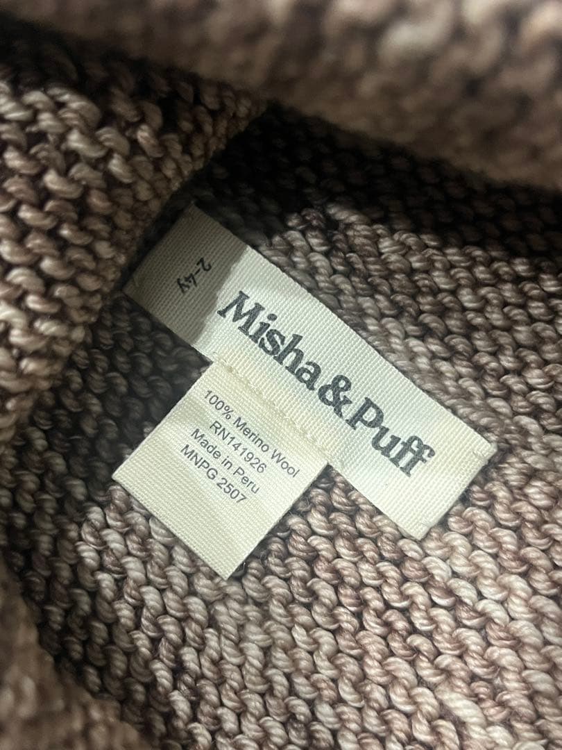 帽子 Misha & Puff Garter Hat 2-4y