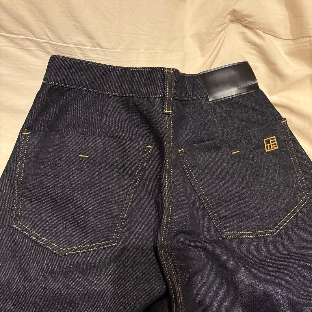 パンツ OHOTORO wide stitch jeans / indigo / S