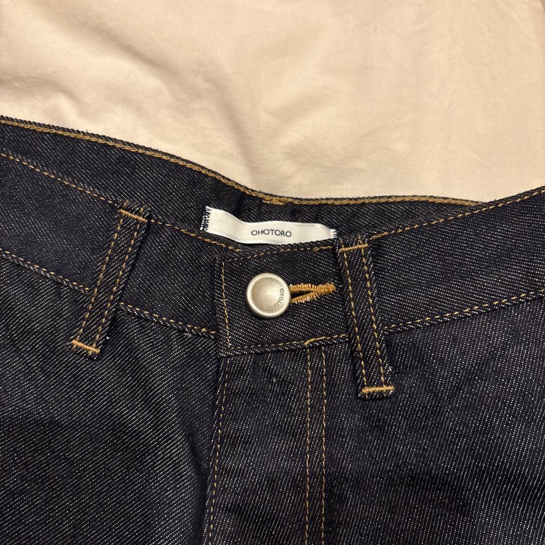 パンツ OHOTORO wide stitch jeans / indigo / S