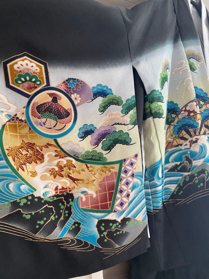 七五三　男の子　着物　【付属品:懐剣、羽織紐】