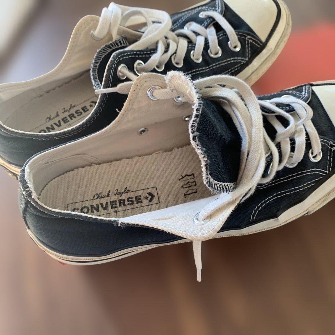 箱有り日本未発売❗️チャックテイラーコンバース　ct70 ブラック8.5 27cm