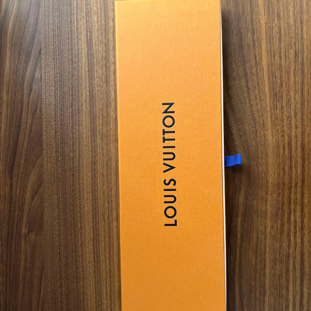 LOUIS VUITTON ネクタイ ネイビー ストライプ