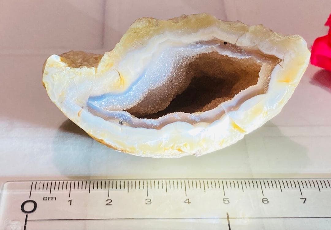 笑福口✨瑪瑙　アメジスト　アゲート ジオード　晶洞