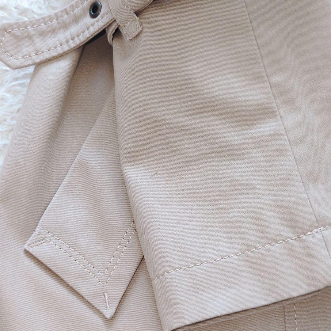 バーバリーブルーレーベル　トレンチコート　ノバチェック　シングル　ベージュ